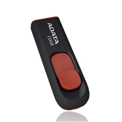 ADATA  |  C008  |  32 ГБ  |  USB 2.0  |  Черный / Красный