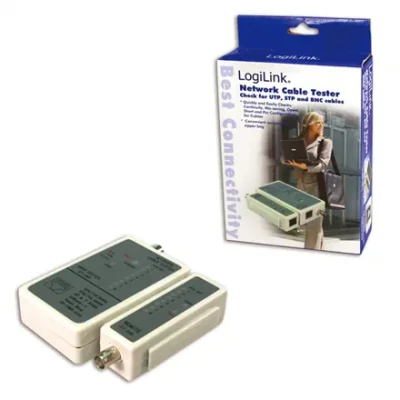 Logilink  |  Cable tester for RJ45 and BNC with remote unit