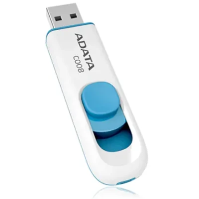 ADATA  |  C008  |  32 GB  |  USB 2.0  |  White / Blue