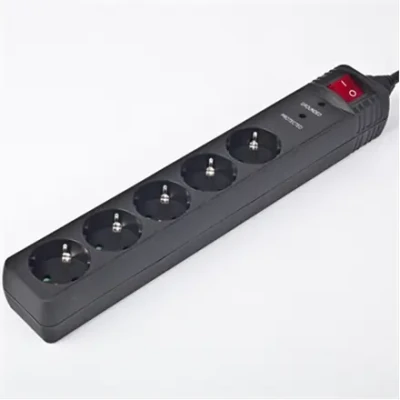 Surge Protector SPG5-C-15 /  4.5 m /  5 Sockets /  Black