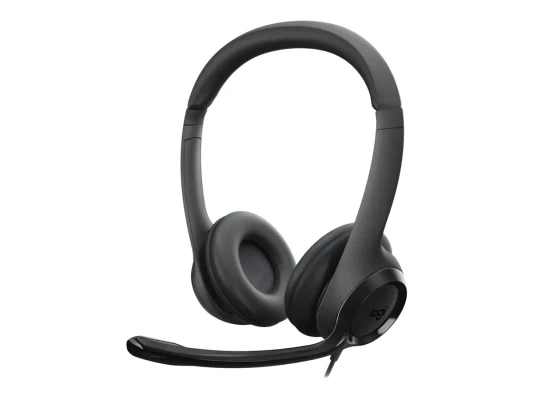Logitech  |  Computer headset  |  H390  |  Built-in microphone  |  USB Type-A  |  Black