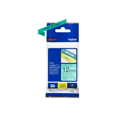 Brother  |  TZe-731 Laminated Tape  |  Black on Green  |  TZe  |  8 m  |  1.2 cm