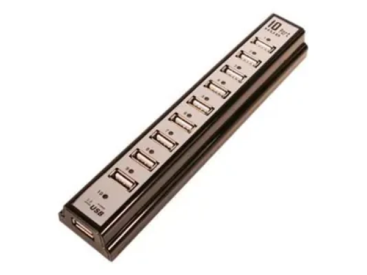 Logilink  |  USB 2.0 Hub-10 port whit power adapter