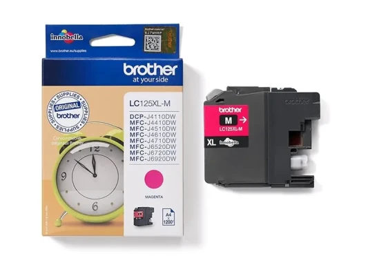 Brother LC125XLM  |  Ink Cartridge  |  Magenta