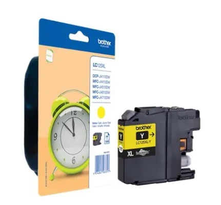 Brother LC125XLY  |  Ink Cartridge  |  Yellow