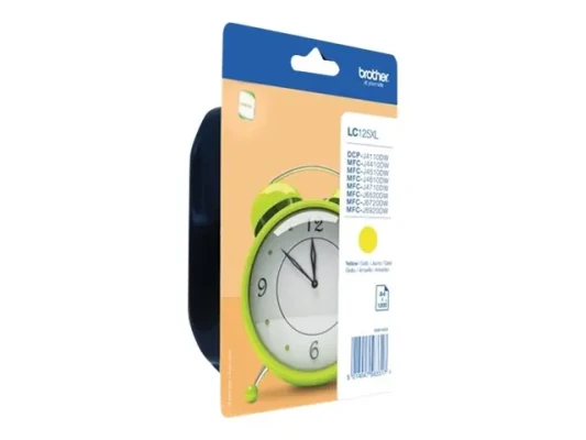 Brother LC125XLY  |  Ink Cartridge  |  Yellow