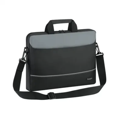 Targus  |  Intellect  |  Līdz 15.6 " izmēram  |  Messenger - Portfelis  |  Melns / Pelēks  |  Plecu siksna