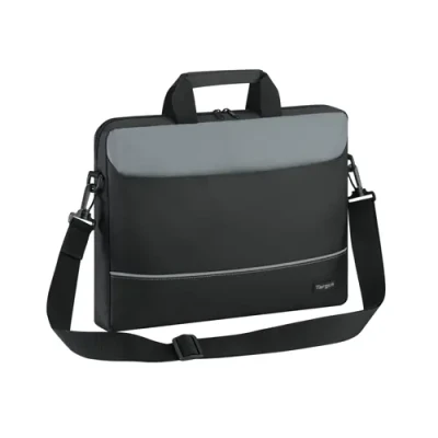 Targus  |  Intellect  |  Līdz 15.6 " izmēram  |  Messenger - Portfelis  |  Melns / Pelēks  |  Plecu siksna