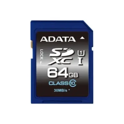 ADATA  |  Premier  |  64 GB  |  SDHC  |  Flash atmiņa klase 10  |  Nē