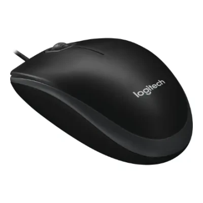 Logitech  |  Mouse  |  B100  |  Wired  |  Black