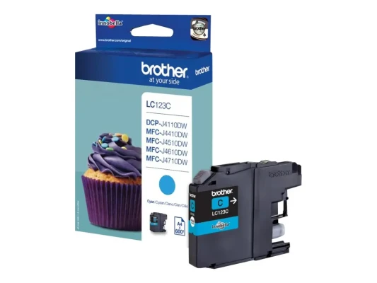 Brother LC123C  |  Ink Cartridge  |  Cyan