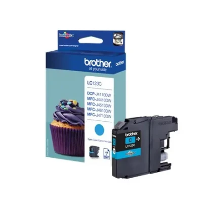 Brother LC123C  |  Ink Cartridge  |  Cyan