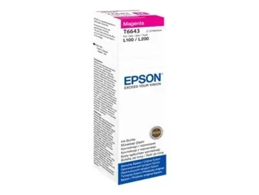 Epson T6643 Ink bottle 70ml  |  Ink Cartridge  |  Magenta