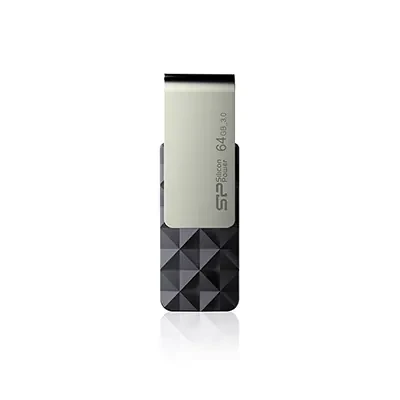 Silicon Power  |  Blaze B30  |  64 GB  |  USB 3.0  |  Melna