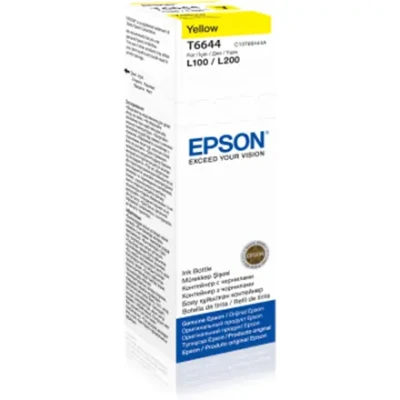 Epson T6644 Ink bottle 70ml  |  Ink Cartridge  |  Yellow