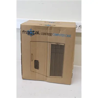 SALE OUT. Fractal Design  |  Core 1000 USB 3.0  |  Black  |  Micro ATX  |  DAMAGED PACKAGING, BENT ON THE SIDE  |  Power supply included No
