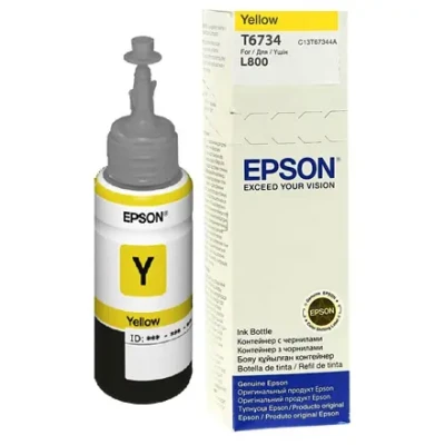 Epson T6734 Ink bottle 70ml  |  Ink Cartridge  |  Yellow