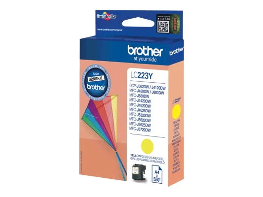 Brother LC-223Y  |  Ink Cartridge  |  Yellow