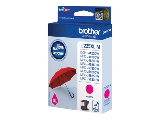 Brother LC-225XLM  |  Ink Cartridge  |  Magenta