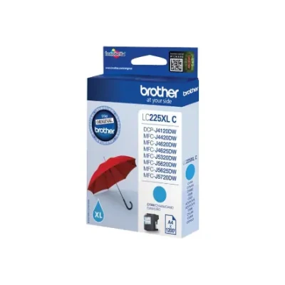 Brother LC-225XLC  |  Ink Cartridge  |  Cyan