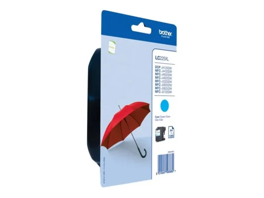 Brother LC-225XLC  |  Ink Cartridge  |  Cyan