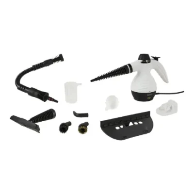 Camry  |  Steam cleaner  |  CR 7021  |  Power 1100 W  |  Steam pressure 3.5 bar  |  Water tank capacity 0.35 L  |  White
