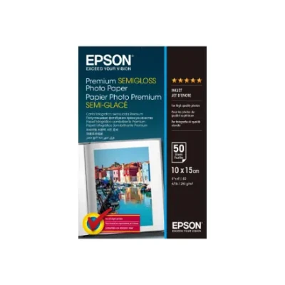Epson Premium pusspīdīgs fotopapīrs 10x15cm, 251g / m2, 50 lapas