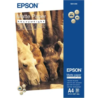 Matte Paper Heavy Weight, DIN A4, 167g / mÂ², 50 Sheets
