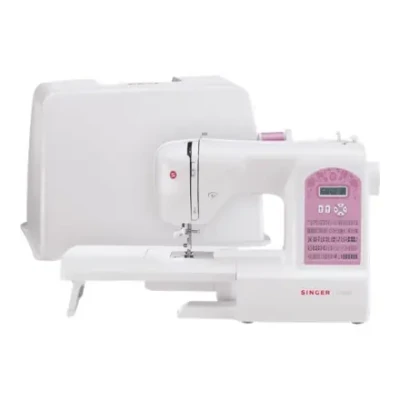 Singer  |  STARLET 6699  |  Number of stitches 100  |  Number of buttonholes 7  |  White