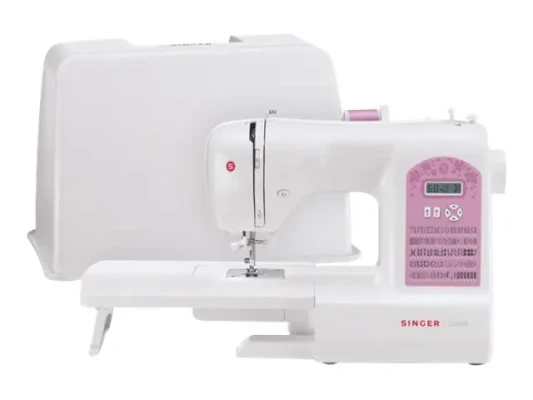 Singer  |  STARLET 6699  |  Number of stitches 100  |  Number of buttonholes 7  |  White
