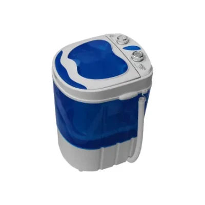 Adler  |  Washing machine  |  AD 8051  |  Top loading  |  Washing capacity 3 kg  |  Unspecified RPM  |  Depth 37 cm  |  Width 38 cm  |  White / Blue