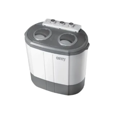 Camry CR 8052 Washing Machine  |  Top Loading  |  3 kg  |  1300 RPM  |  White / Grey