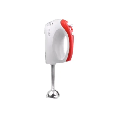 Adler  |  Mixer  |  AD 4212  |  Hand Mixer  |  300 W  |  Number of speeds 5  |  Turbo mode  |  White