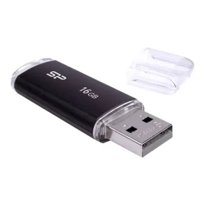 Silicon Power  |  Ultima U02  |  16 GB  |  USB 2.0  |  Black