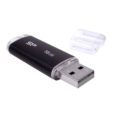 Silicon Power  |  Ultima U02  |  16 GB  |  USB 2.0  |  Black