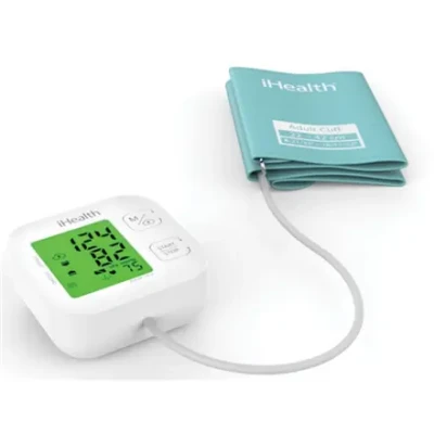 iHealth  |  Track  |  KN-550BT  |  White / Blue  |  Calculation of blood pressure (systolic and diastolic), Calculation of heart rate  |  4  |  Wireless Bluetooth connection  |  Automatic  |  Weight 438 g