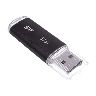 Silicon Power  |  Ultima U02  |  32 GB  |  USB 2.0  |  Black