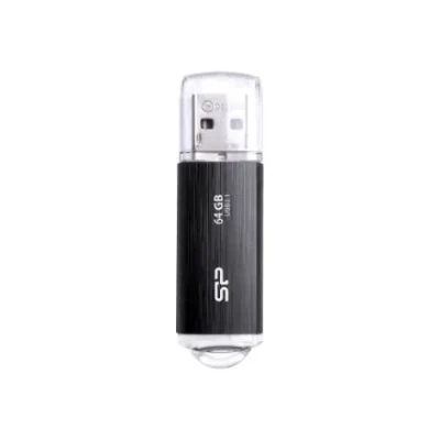 Silicon Power  |  Blaze B02  |  64 GB  |  USB 3.0  |  Melns