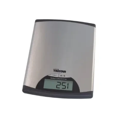 Tristar  |  Kitchen scale  |  KW-2435  |  Maximum weight (capacity) 5 kg  |  Metallic