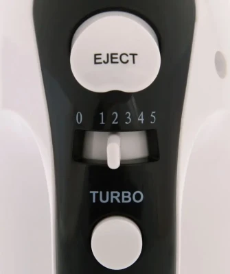 Adler  |  Mixer  |  AD 4205 b  |  Hand Mixer  |  300 W  |  Number of speeds 5  |  Turbo mode  |  White / Black
