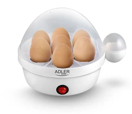 Adler  |  Яйцеварка  |  AD 4459  |  Белая  |  450 Вт  |  Вместимость яиц 7