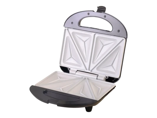 Camry  |  Sandwich maker  |  CR 3018  |  850 W  |  Number of plates 1  |  Number of pastry 2  |  Ceramic coating  |  Black