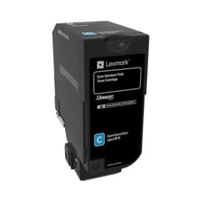 Lexmark 74C0S20  |  CS720 Cyan Standard Yield Toner Cartridge  |  Cartridge  |  Cyan