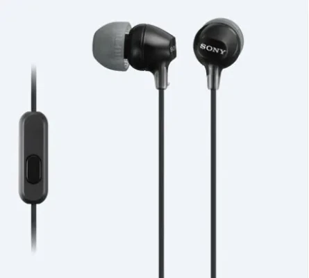 Sony  |  EX sērija  |  MDR-EX15AP  |  Iekļūstošas  |  Melns