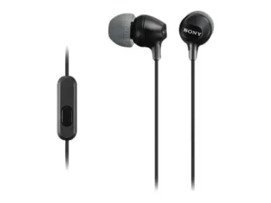 Sony  |  EX sērija  |  MDR-EX15AP  |  Iekļūstošas  |  Melns