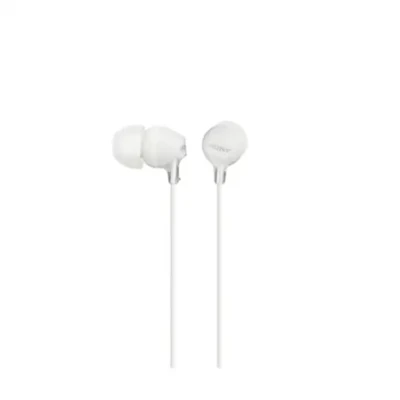 Sony  |  Серия EX  |  MDR-EX15AP  |  Внутренние наушники  |  Белый