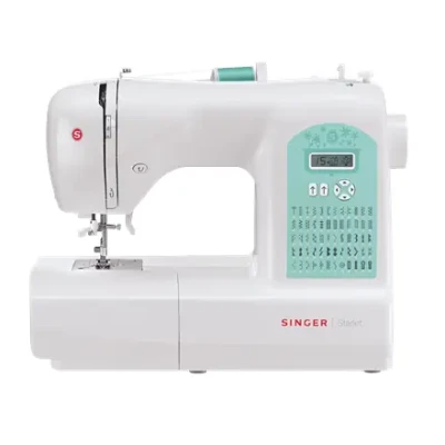 Sewing machine  |  Singer  |  STARLET 6660  |  Number of stitches 60  |  Number of buttonholes 4  |  White