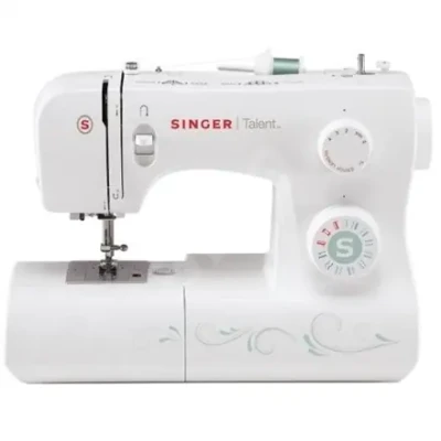 Singer  |  Talent  |  SMC 3321  |  Number of stitches 21  |  Number of buttonholes 1  |  White
