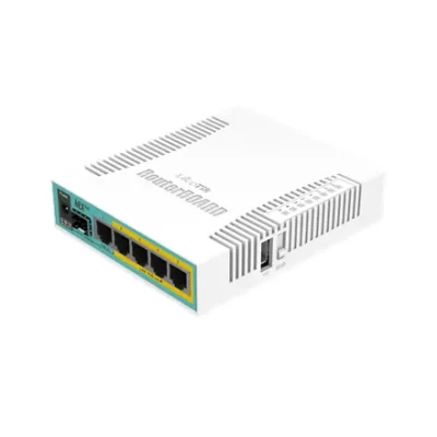 MikroTik hEX RB960PGS Router  |  Gigabit Ethernet  |  5× RJ-45  |  USB