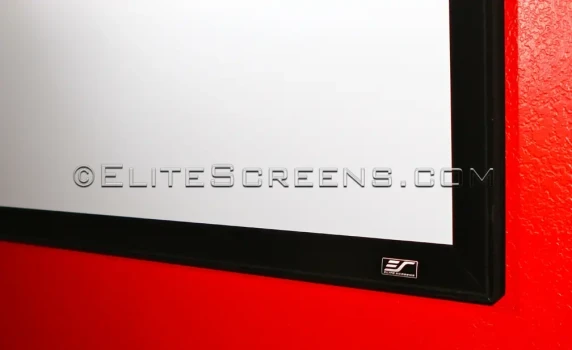 Elite Screens  |  SableFrame Series  |  ER100WH1  |  Diagonal 100 "  |  16:9  |  Viewable screen width (W) 221 cm  |  Black